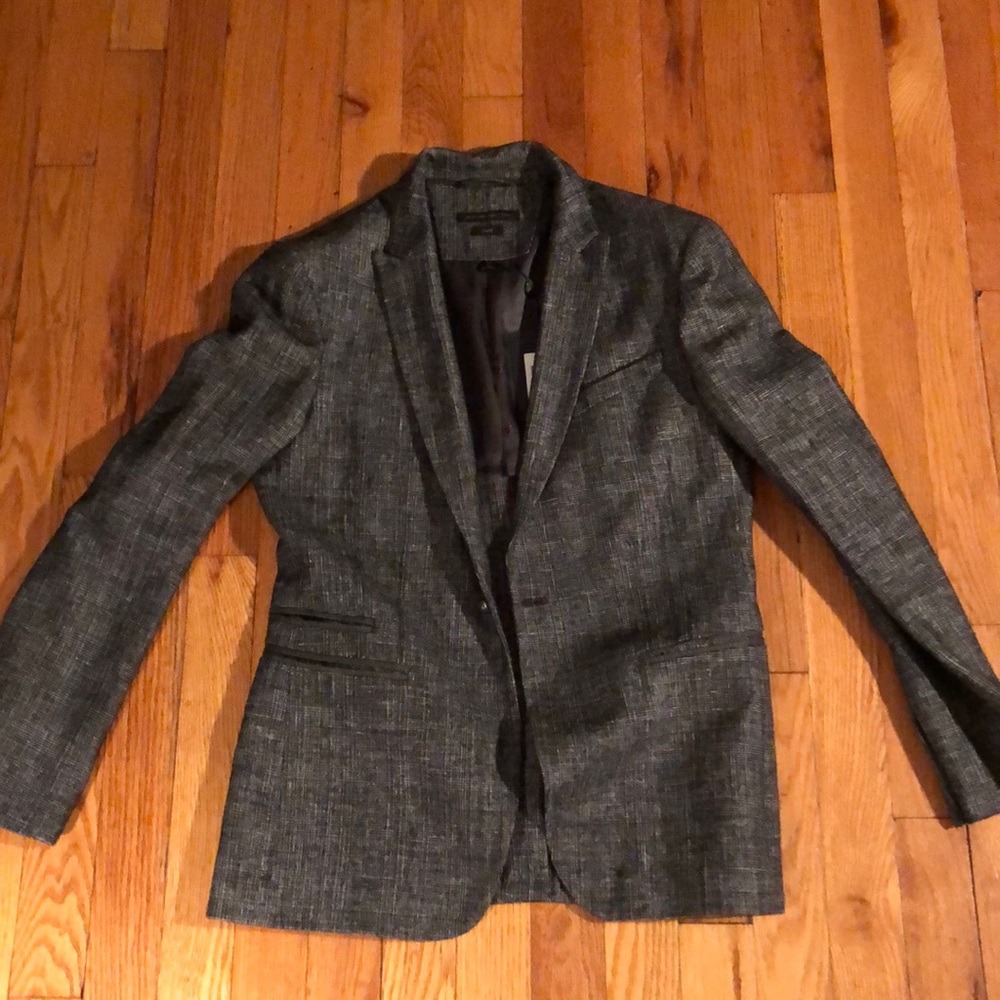 John Varvatos gray blazer